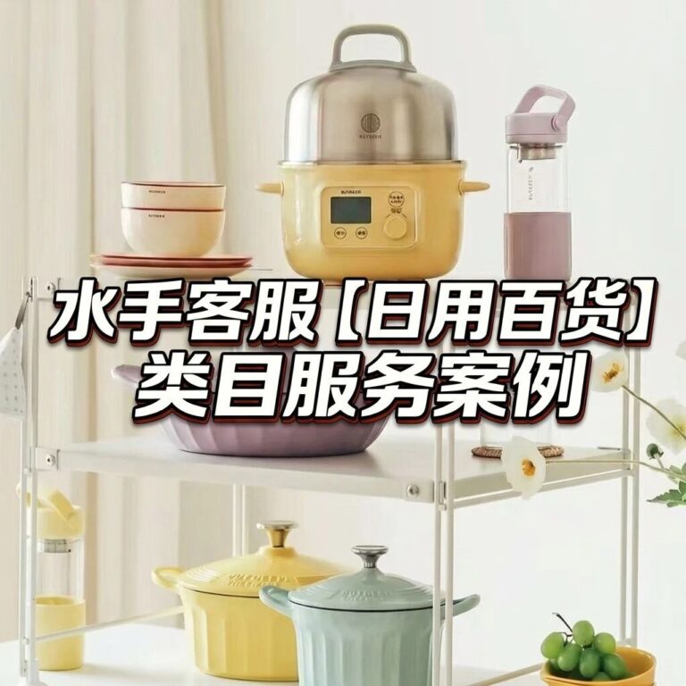 水手客服百货类目服务案例｜12个店铺、5个平台、100多个sku？外包是怎么拿到9个100分的