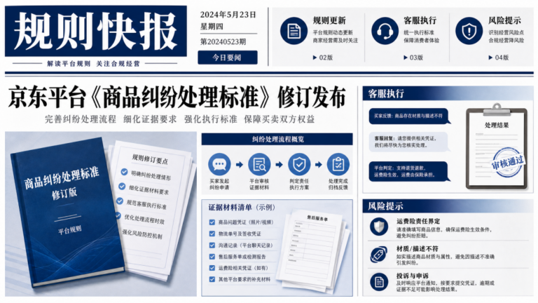 【深度解读】京东【商品纠纷】处理标准修订