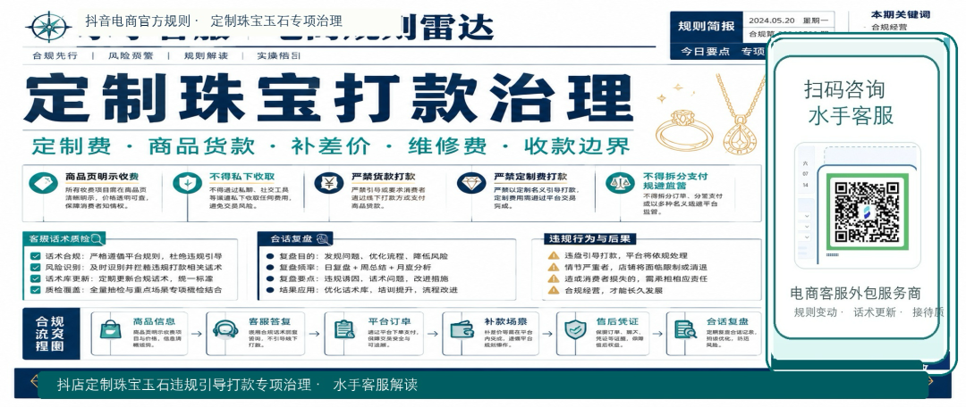 定制珠宝治理｜水手客服规则解读